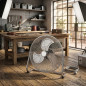 Ventilateur sur pied industriel Thulos 18" 100W à 3 vitesses | Ventilateur inclinable haute vitesse | Ventilateur en métal