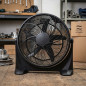 Thulos 20" 100W 3-Speed Industrial Floor Fan | High-Speed Tilting Fan | Plastic Fan