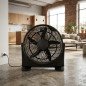Thulos 20" 100W 3-Speed Industrial Floor Fan | High-Speed Tilting Fan | Plastic Fan