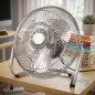 Thulos 9" 38W 3-stufiger Industrie-Standventilator | Hochgeschwindigkeits-Neigungsventilator | Metallventilator