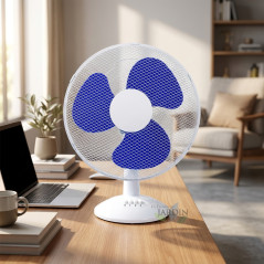 Orbegozo 3-Speed Desktop Fan | 45W Oscillating Fan | High-Quality Ventilation