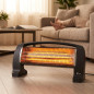 Riscaldatore al quarzo con 3 livelli di potenza (400-800-1200 W) | Riscaldatore a tubo di quarzo | Radiatore portatile