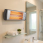 Chauffage à quartz | 2 éléments chauffants 600-1200 W | Chauffage tubulaire à quartz | Radiateur mural Chauffage à quartz | 2 éléments chauffants 600-1200 W | Chauffage tubulaire à quartz | Radiateur mural