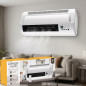 Ceramic Wall Heater | 2 Power Levels 1000/2000W | Timer | Remote Control | Fan Function Ceramic Wall Heater | 2 Power Levels 1000/2000W | Timer | Remote Control | Fan Function