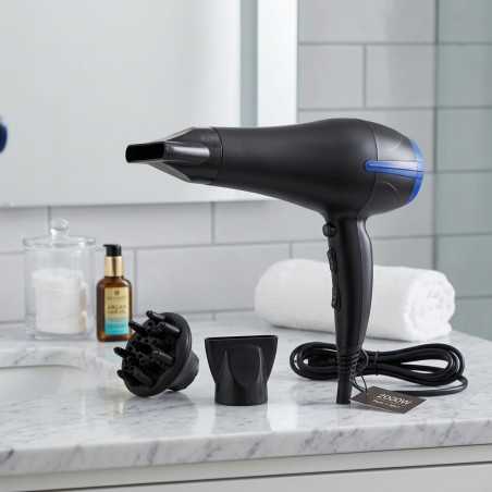 Secador Pelo Profesional 2000W Electrotek | Secador Pelo Potente | 2 Velocidades y 3 Temperaturas | Secador Cabello Peluqueria