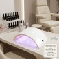 Lâmpada Secadora de Unhas UV LED | Secador Automático de Esmalte Semi-Permanente com Sensor Infravermelho | Secagem Rápida