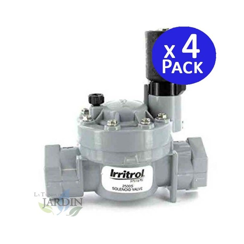 4 Stück Bewässerungs-Elektroventile 9V Irritrol 2500MT 1'' mit Schraubdeckel, Kompatibel mit Batteriebewässerungssteuerungen 4 Stück Bewässerungs-Elektroventile 9V Irritrol 2500MT 1'' mit Schraubdeckel, Kompatibel mit Batteriebewässerungssteuerungen