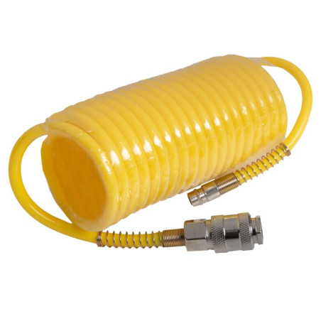 Spiral Compressor Hose 5m 6x8 mm | Universal Connection | Compressed Air