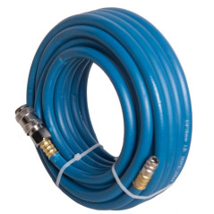 Tubo per compressore da 10 m, 12x6 mm, 20 bar | Attacco universale | Flessibile e resistente