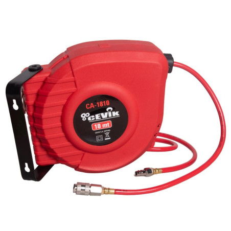 Compressed Air Hose Reel 10 m | 10 mm Hose | 12 Bar Pressure