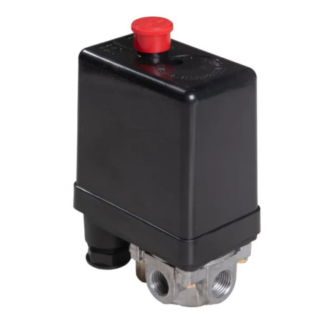 Pressostat monophasé pour compresseur d'air | Filetage femelle 1/4" | Pressostat