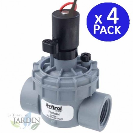 Válvula solenoide Irritrol 2400MT 1" 9V. 4 unidades