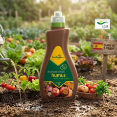 Abono Natural Líquido Ecológico Humus 1 Litro, Fertilizante Orgánico para Suelos