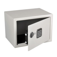Coffre-fort électronique 16 L | Ouverture par code et 2 clés de secours | Dimensions extérieures : 35 x 25 cm