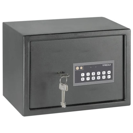 Coffre-fort Arregui 17 litres | Ouverture électronique et clé | Dimensions extérieures : 25 x 35 x 25 cm | Dimensions intérieure