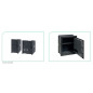 Arregui 21 Liter Expandable Safe | Electronic Opening and Key | Exterior Dimensions 39x36x25 cm