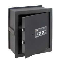 Coffre-fort extensible Arregui 21 litres | Ouverture électronique et clé | Dimensions extérieures : 39 x 36 x 25 cm
