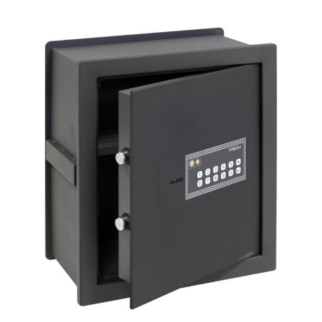 Coffre-fort extensible Arregui 21 litres | Ouverture électronique et clé | Dimensions extérieures : 39 x 36 x 25 cm