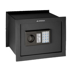 Coffre-fort électronique Arregui 17L | Ouverture par code et clé d'urgence | Dimensions extérieures : 28 x 38 x 25 cm