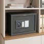Cassaforte elettronica Arregui 17L | Apertura con codice e chiave di emergenza | Dimensioni esterne 25x34x25 cm