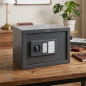 Arregui 9L Elektronischer Tresor | Code- und Notfallschlüsselöffnung | Außenmaße 20 x 31 x 20 cm