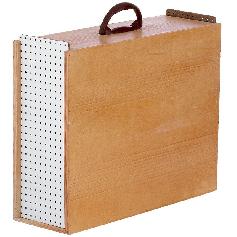 Transportbox für Hähne mit 1 Abteil | 17x50x42 cm | Haustierbox | Vogelkäfig | Sicher | Komfortabel