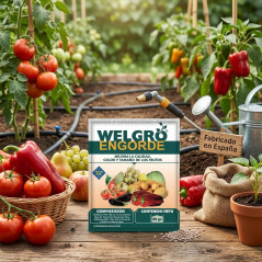 Fertilizzante da ingrasso Welgro 30 gr. Migliora la qualità, il colore e la dimensione dei frutti