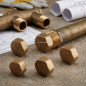 5 x 1 "female brass plug