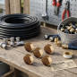 5 Stück Messing-Stecker weiblich 1/2'' | Aenor Messing-Accessoire | 1/2'' Messingstopfen mit Innengewinde