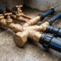 Bouchon femelle en laiton pour la plomberie et l'irrigation