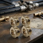 4 Stück Messingmutter 2'' x 1 1/2'' | Aenor Messingzubehör | Reduzierstück aus Messing mit Gewinde