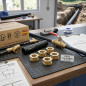 Set di 5 Dadi in ottone 1'' x 1/2'' | Accessorio in ottone Aenor | Riduzione filettata in ottone | Dado di riduzione in ottone Set di 5 Dadi in ottone 1'' x 1/2'' | Accessorio in ottone Aenor | Riduzione filettata in ottone | Dado di riduzione in ottone