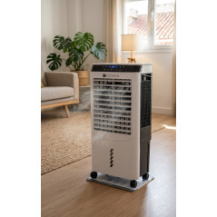 Refroidisseur d'air par évaporation 90 W avec humidificateur et réservoir de 36 litres, 43 x 34 x 97 cm