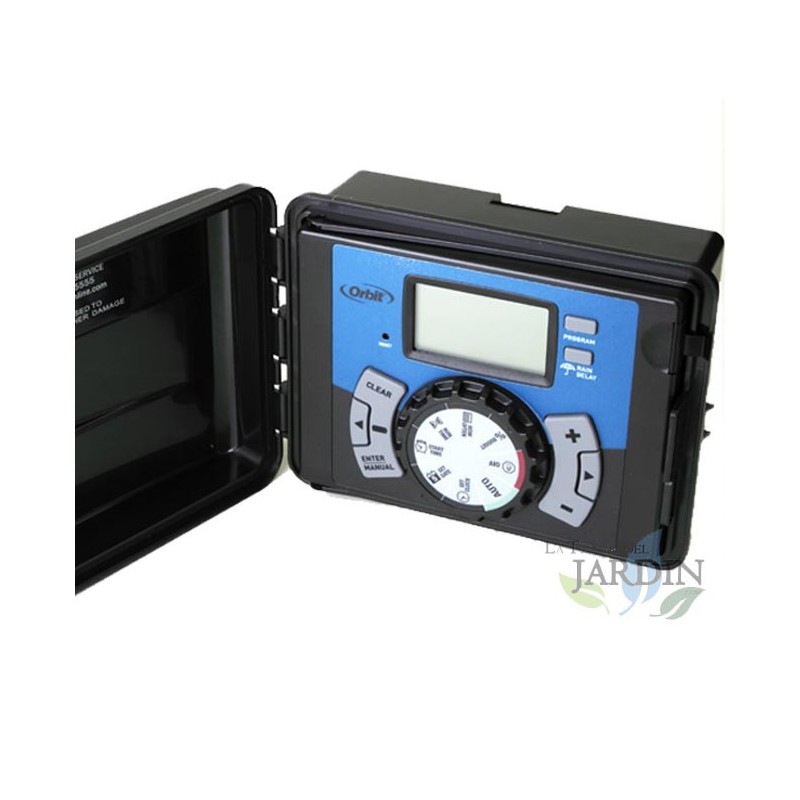 Programador de riego Easy Set Logic 9 zonas exterior Orbit, programador de riego, 9 zonas, riego exterior, control de agua Programador de riego Easy Set Logic 9 zonas exterior Orbit, programador de riego, 9 zonas, riego exterior, control de agua