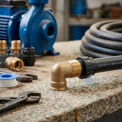 Messing-Mutter/Stecker für Rohr 20mm x 1/2'' | Langlebige Verbindung | Wählbare Größen, die Ihren Bedürfnissen entsprechen.