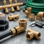 Messing-Mutter/Stecker für Rohr 20mm x 1/2'' | Langlebige Verbindung | Wählbare Größen, die Ihren Bedürfnissen entsprechen.