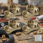 4 Stück Messing T 1 1/4'' Weiblich | Aenor Messingzubehör | Gewinde T-Stück Weiblich 1 1/4'' | Messing Rohrverbinder 4 Stück Messing T 1 1/4'' Weiblich | Aenor Messingzubehör | Gewinde T-Stück Weiblich 1 1/4'' | Messing Rohrverbinder