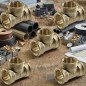 Set di 5 Raccordo a T filettato femmina in ottone 1'' | Accessorio in ottone Aenor | Unione per Tubi Irrigazione Set di 5 Raccordo a T filettato femmina in ottone 1'' | Accessorio in ottone Aenor | Unione per Tubi Irrigazione