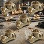 5 x 1/2 "brass threaded female tee