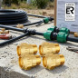 4 x 20mm x 1/2 "brass male coupling for polyethylene pipe