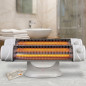 Pack 2 x Infrared bathroom radiator with foot 600W-1200W Pack 2 x Infrared bathroom radiator with foot 600W-1200W