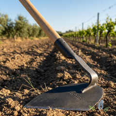 Landwirtschaftlicher Grasschaber mit Stiel 90 cm
