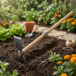 Azadilla Plana de Jardinería con Mango Largo 120 cm | Ancho 28 cm | Herramienta Agrícola para Huerto y Jardín Azadilla Plana de Jardinería con Mango Largo 120 cm | Ancho 28 cm | Herramienta Agrícola para Huerto y Jardín