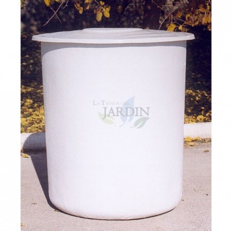 Polyester tank lid 53 cm, 100 liters circular fiberglass