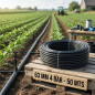Tubo de polietileno de 63 mm | Tubo agrícola de 63 mm, 4 bar, 50 metros | Tubo de irrigação de 63 mm | Mangueira de irrigação de