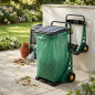 Carro de Jardín Negro 50 kg | Recogedor de Hojas y Residuos Vegetales | Carretilla para Jardinería con Función Papelera Carro de Jardín Negro 50 kg | Recogedor de Hojas y Residuos Vegetales | Carretilla para Jardinería con Función Papelera