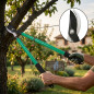 Teleskop-Gartenschere mit zwei Händen | Hochreichende Astschere für Äste und Bäume | Leichtes Gartengerät