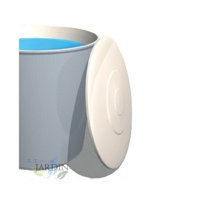 Polyester-Tankabdeckung 98 cm, 500 Liter rundes Fiberglas