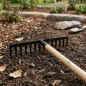 Gartenrechen mit Stiel, Größe nach Wahl