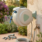 Automatic Hose Reel 20 Meters | 12 mm Irrigation Hose | Retractable Hose Reel for Garden